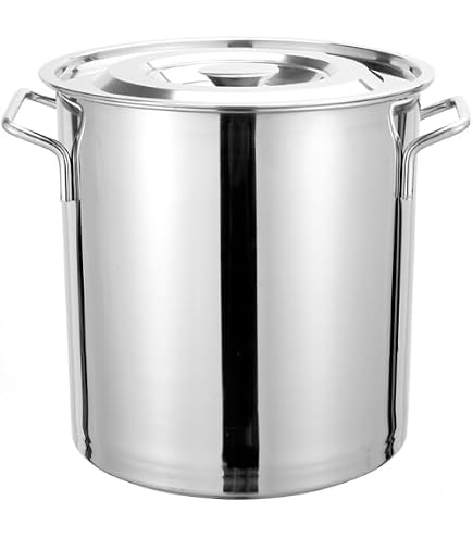 Amazon | Zxyler ずんどう鍋｜深型寸胴 業務用ステンレス製 大容量 20L